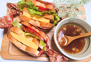 サンド用玉子焼き調理例image